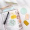 Transparent Sticky Notes (Includes Quick Dry Pen), Cute Clear Sticky Tabs, Translucent Page Flags Book Markers Stickers, Planner Accessories Bible Journaling Study Office Supplies (Matera)